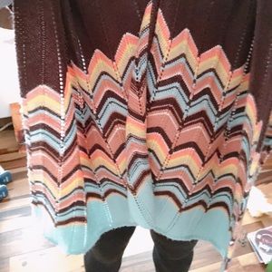 Missoni for Target sweater/shawl - classic zigzag